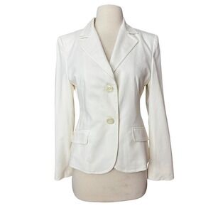 Vintage 90's‎ / y2k Georgiou Small Cream Blazer Old Money Office Siren Preppy